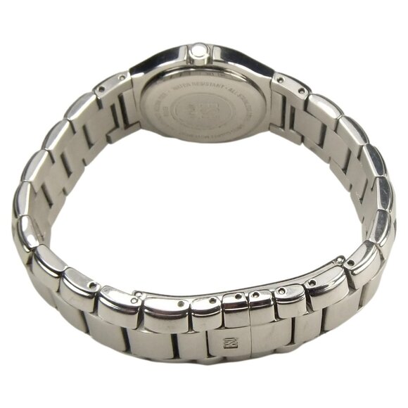 ESQ BY MOVADO Ladies Silver Tone Watch Model E5108 Silver Dial Date Womens 6 ... - Picture 3 of 6